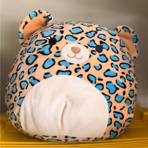 Squishmallows Liv the Teal Leopard 16"